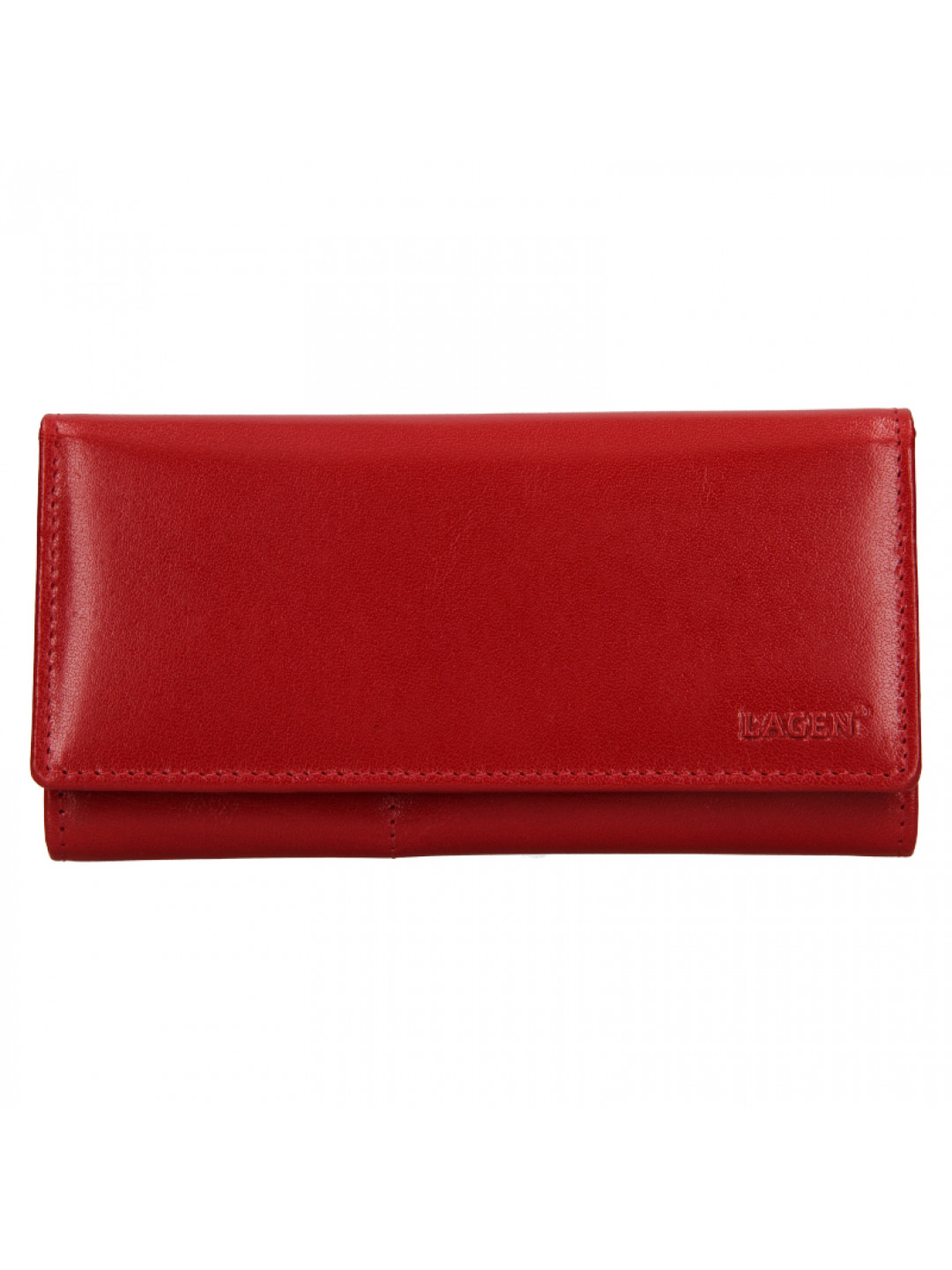 Lagen Dámská peněženka kožená V-102 B Červená