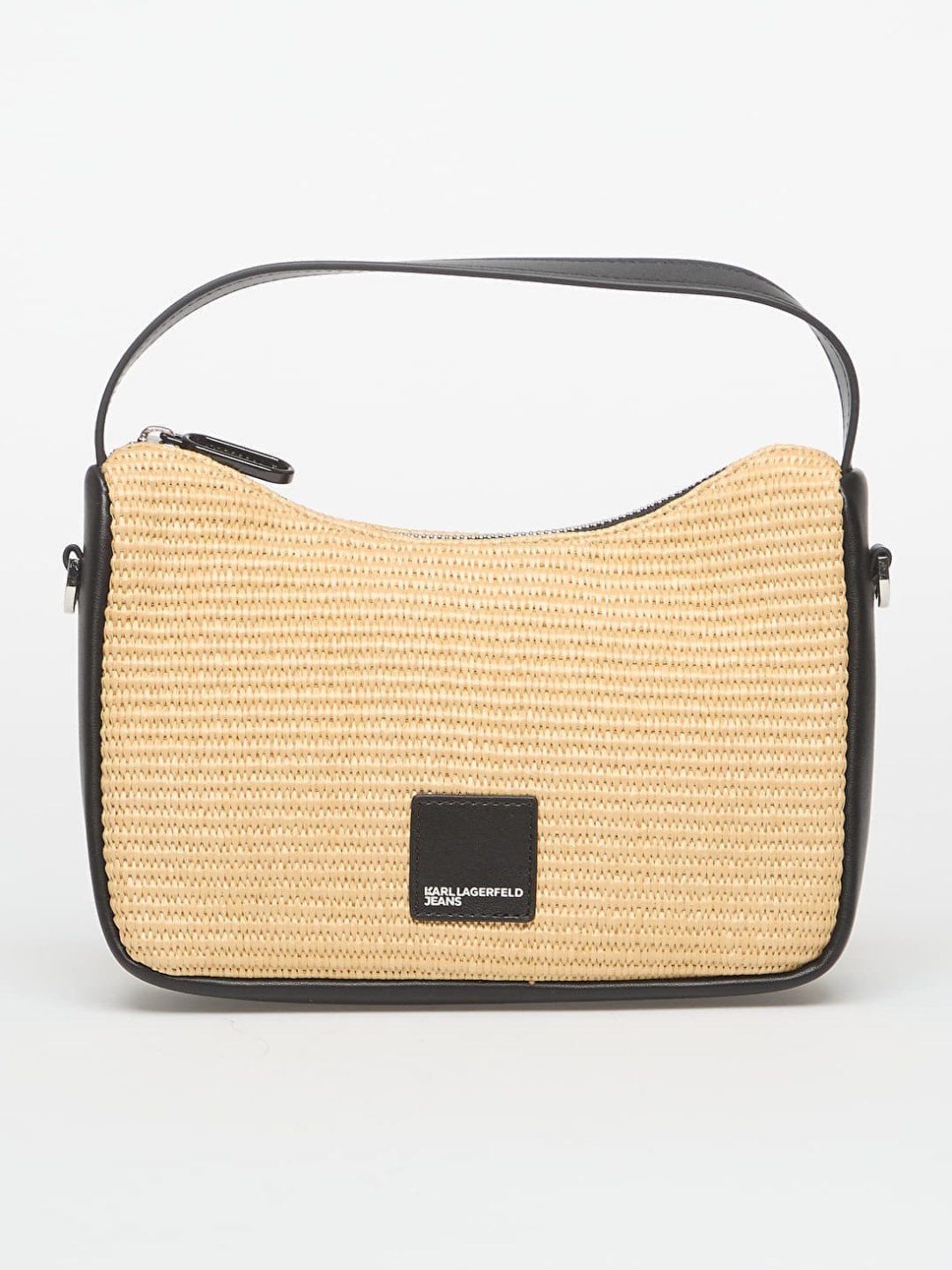 Kabelka Karl Lagerfeld Jeans Box Logo Raffia Mini Hobo Natural Universal