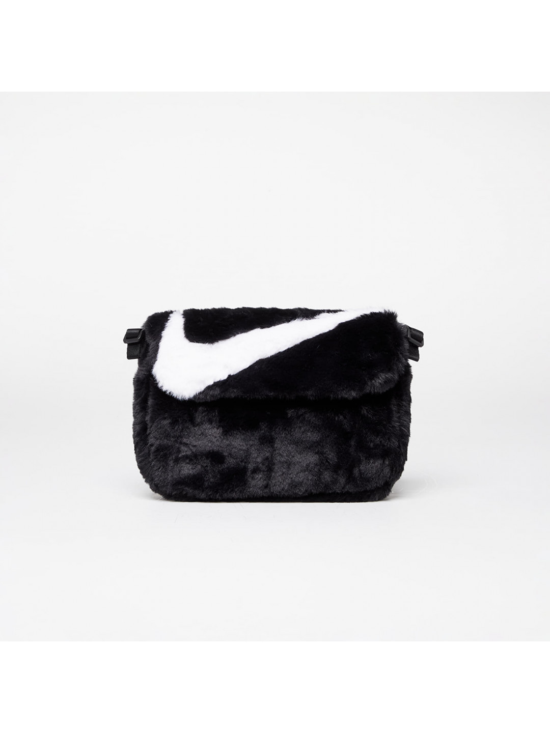 Nike Sportswear Futura 365 Faux Fur Crossbody Black Black White