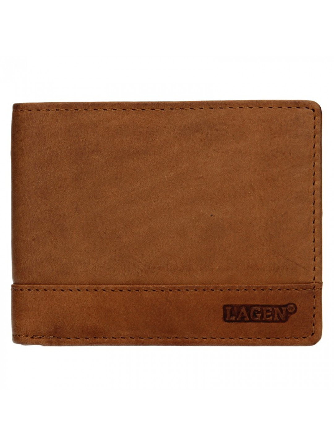 Pánská kožená peněženka Lagen Pavelo – hnědá