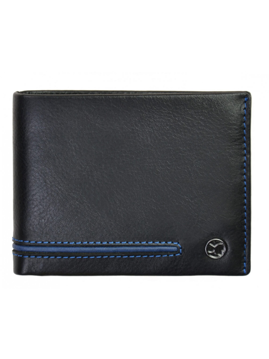 SEGALI Pánská kožená peněženka 753 115 026 black blue