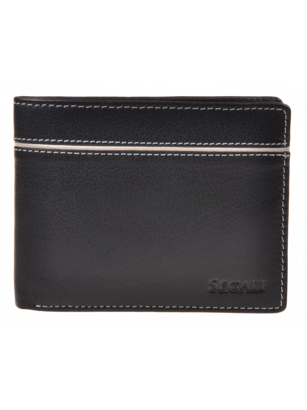 SEGALI Pánská kožená peněženka 7101 black