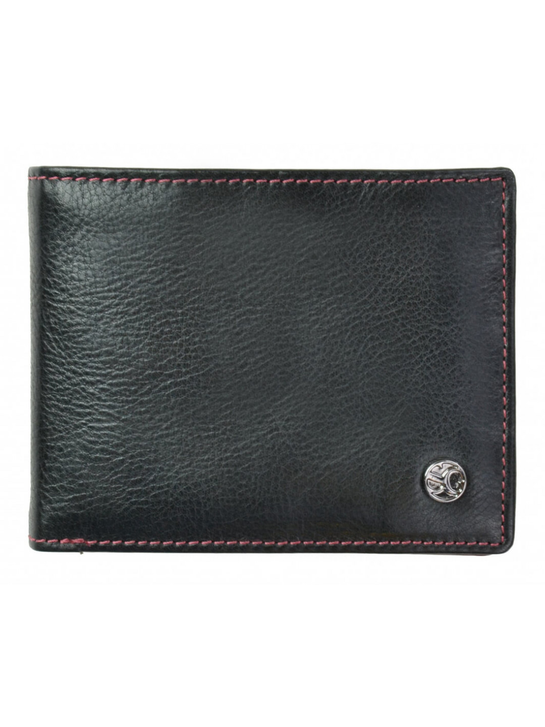 SEGALI Pánská kožená peněženka 907 114 026 black red
