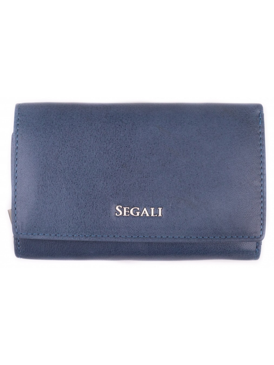SEGALI Dámská kožená peněženka 7074 S indigo