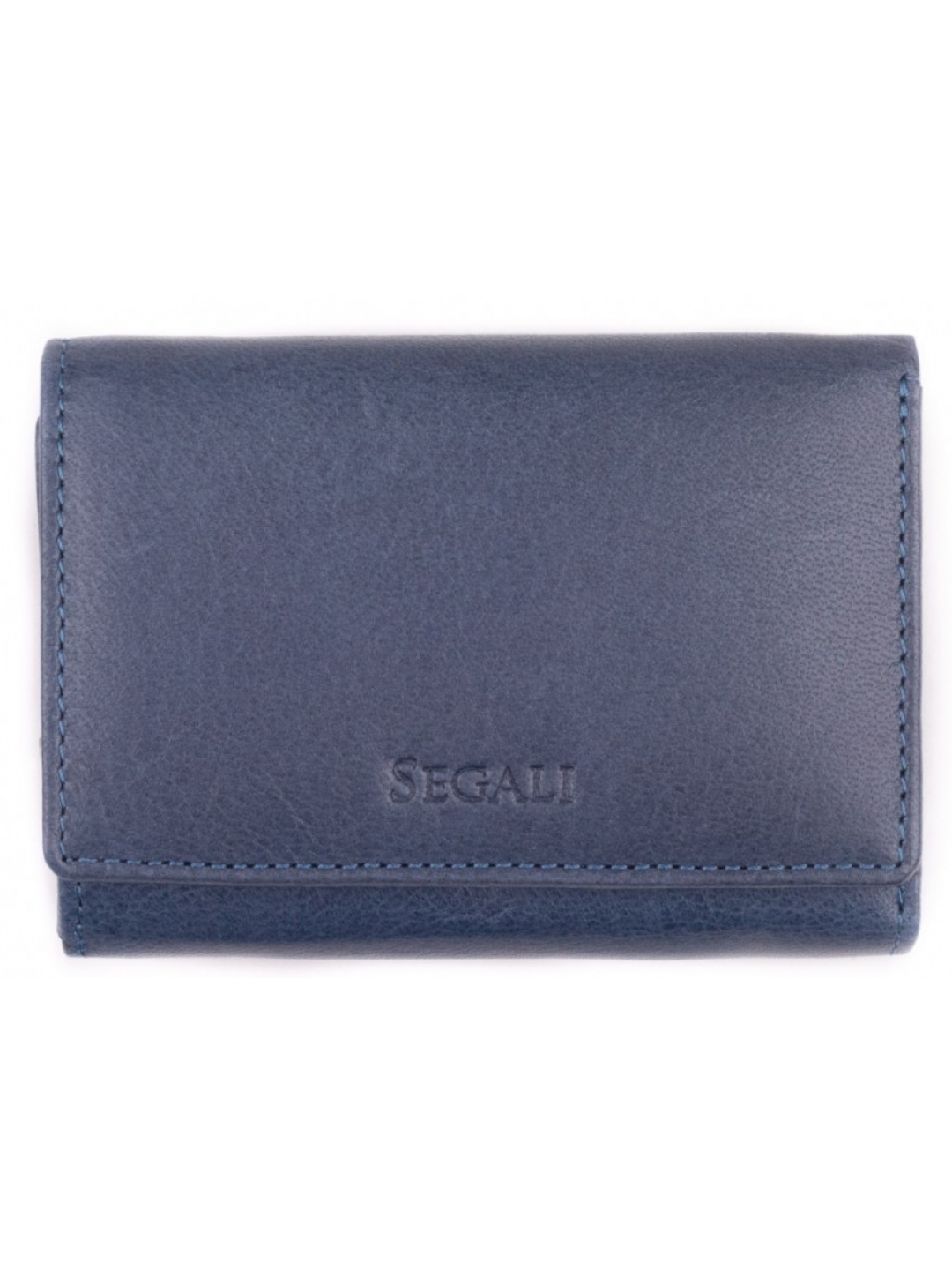 SEGALI Dámská kožená peněženka 7106 BS indigo
