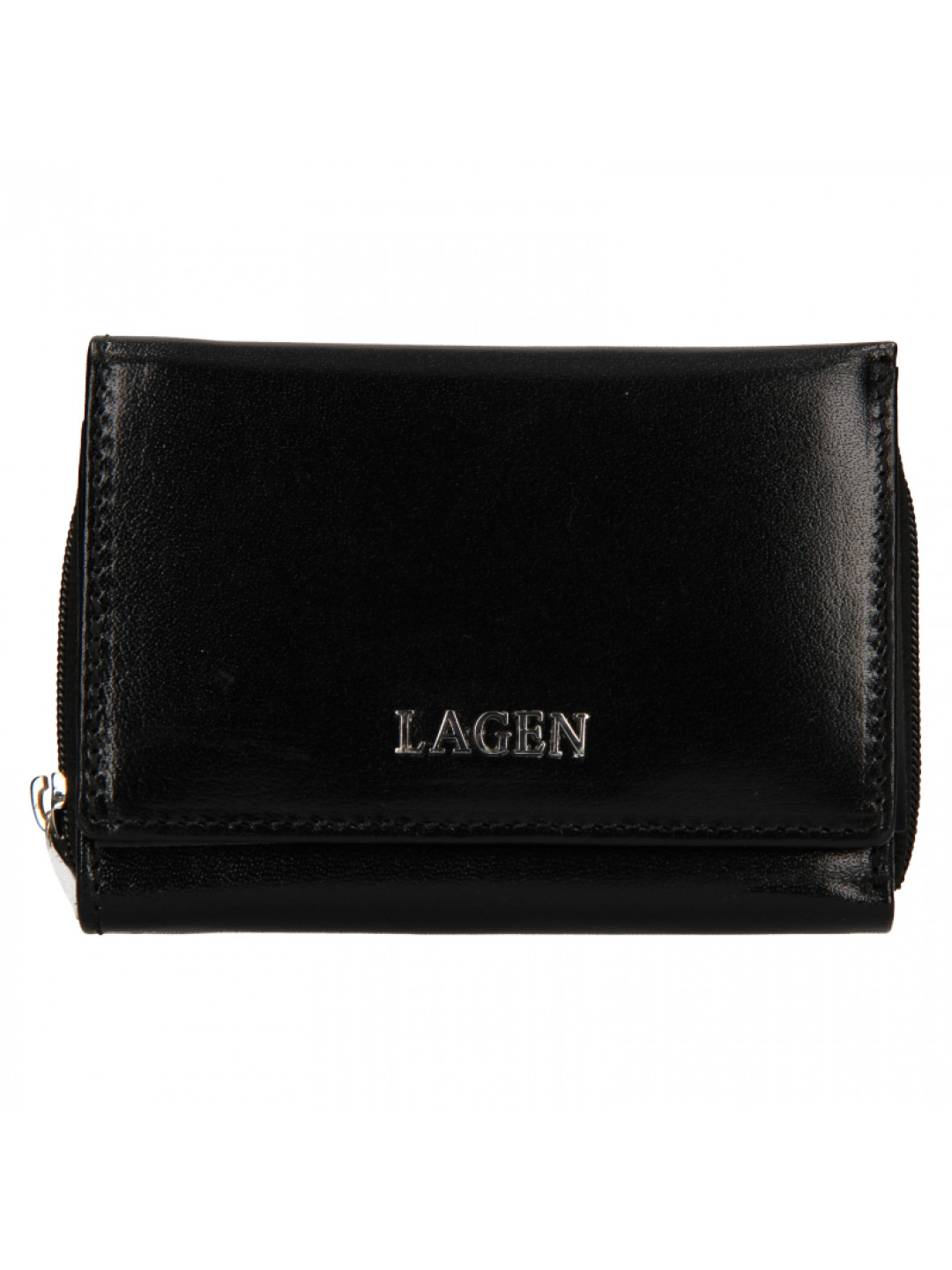 Lagen Dámská peněženka kožená 50453 Černá