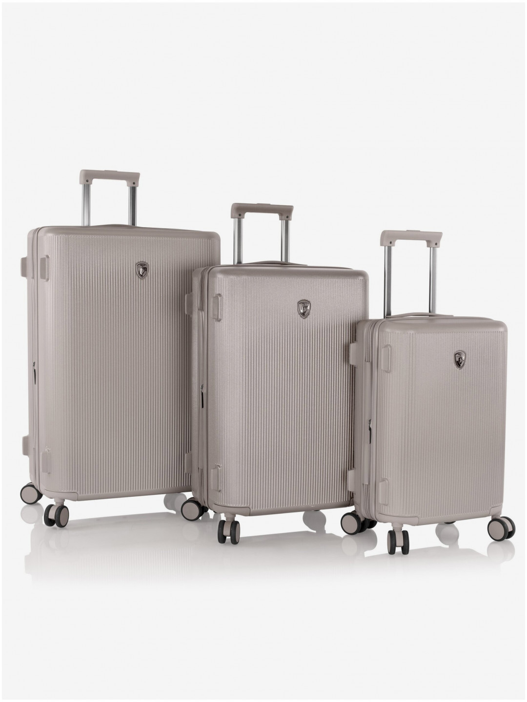 Sada tří cestovních kufrů v béžové barvě Heys Earth Tones S M L Atmosphere