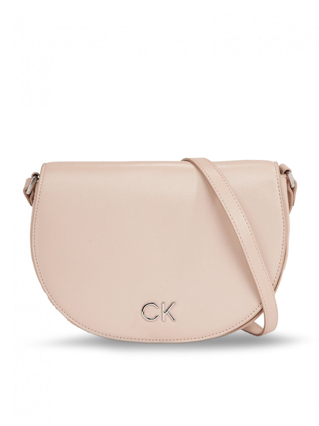 Calvin Klein Kabelka Ck Daily Saddle Bag Pearlized K60K611883 Šedá