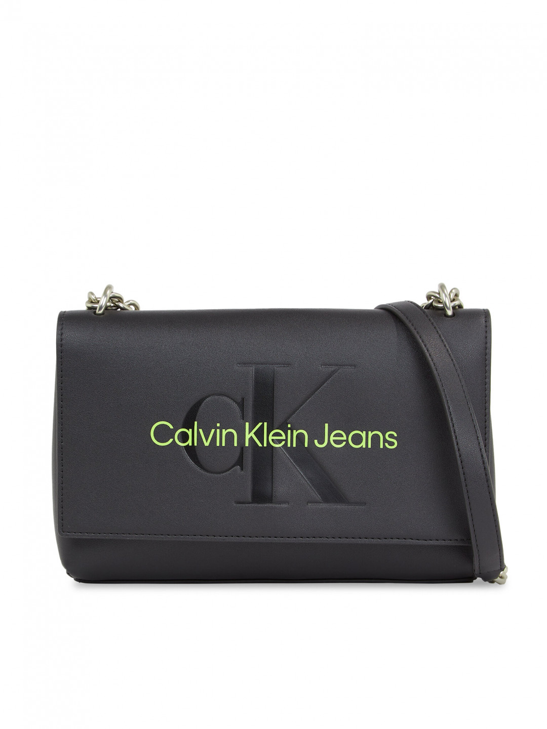 Calvin Klein Jeans Kabelka Sculpted Ew Flap Conv25 Mono K60K611866 Černá
