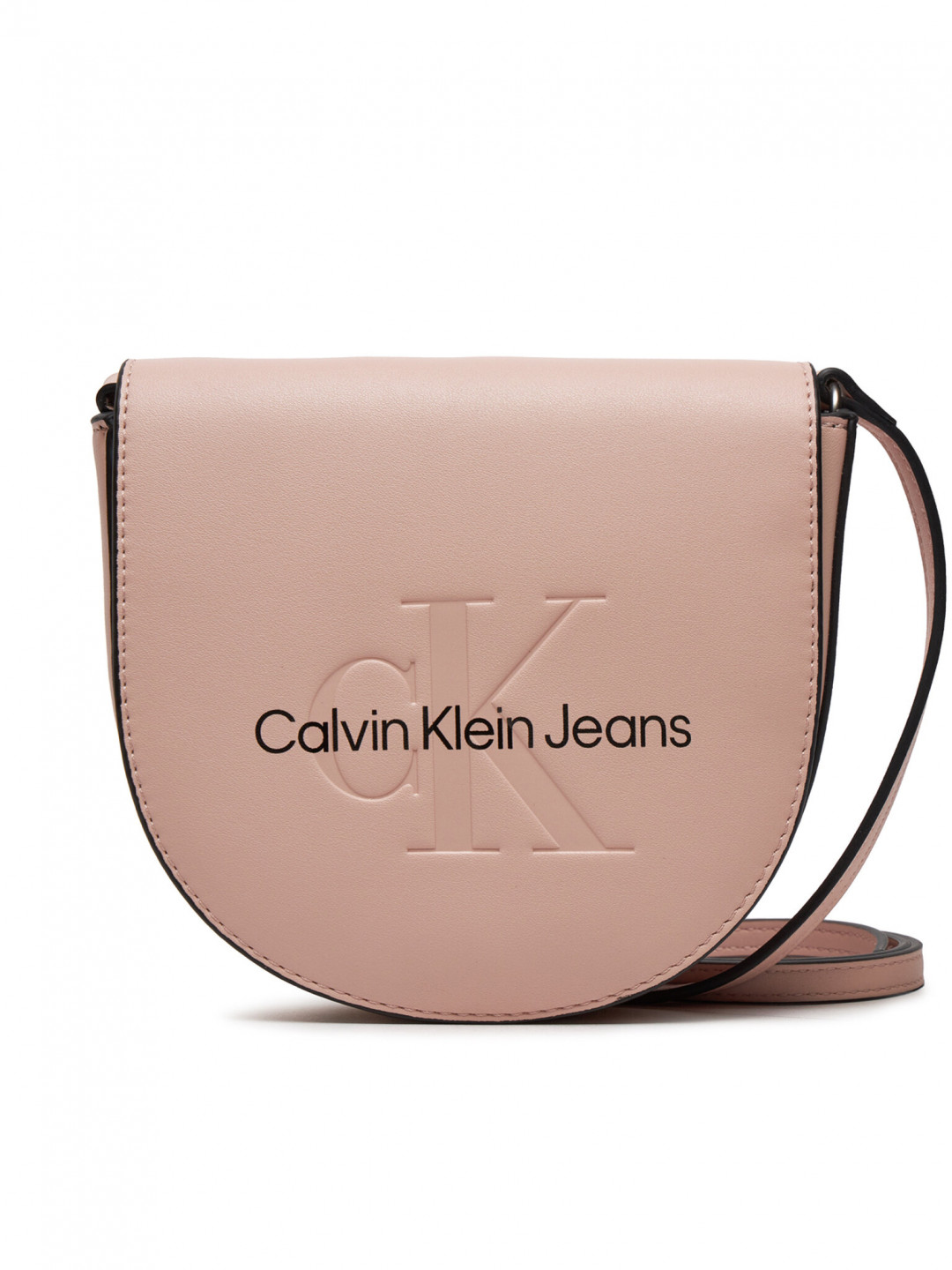 Calvin Klein Jeans Kabelka Sculpted Mini Saddle Bag K60K611966 Růžová