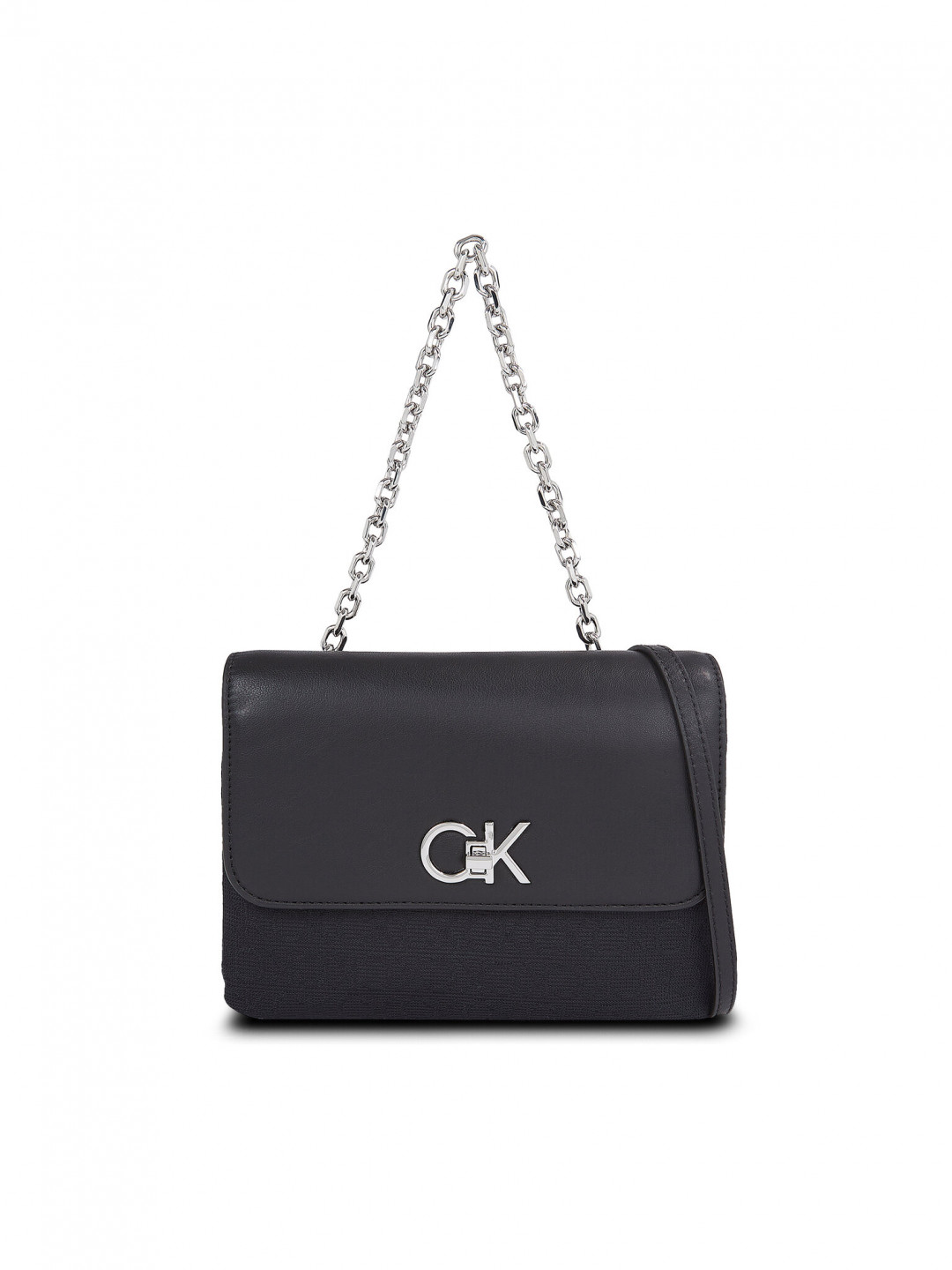 Calvin Klein Kabelka Re-Lock Double Gusett Bag Jcq K60K611877 Černá