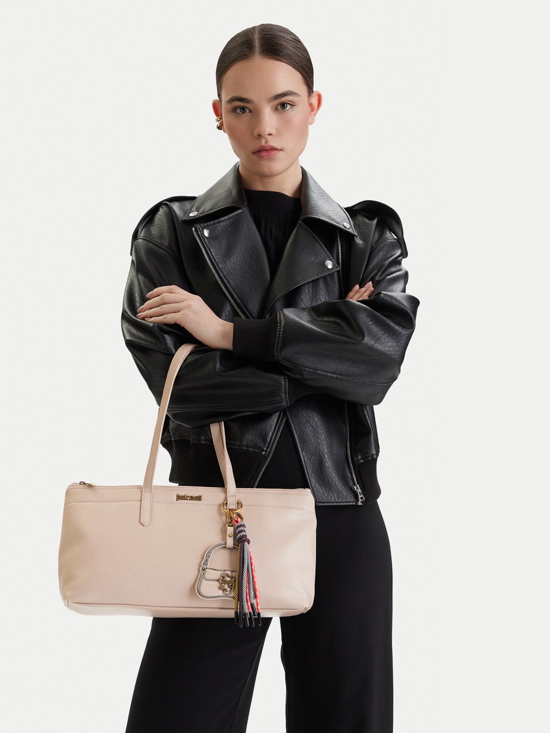 Kabelka Just Cavalli 80RA4BO1 ZSD85 Béžová