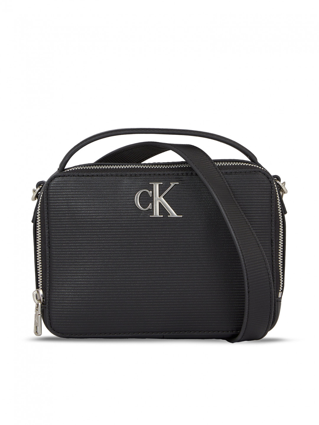 Calvin Klein Jeans Kabelka Minimal Monogram Camera Bag18 T K60K611222 Černá