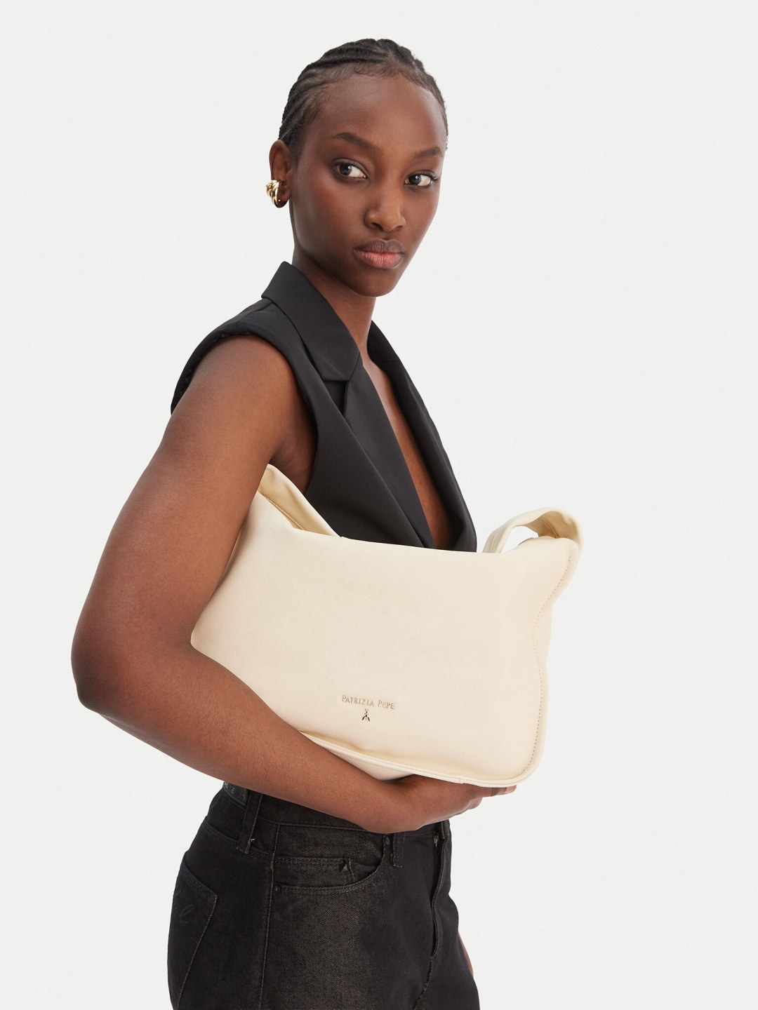 Kabelka Patrizia Pepe 8B0314 L177-W405 Écru