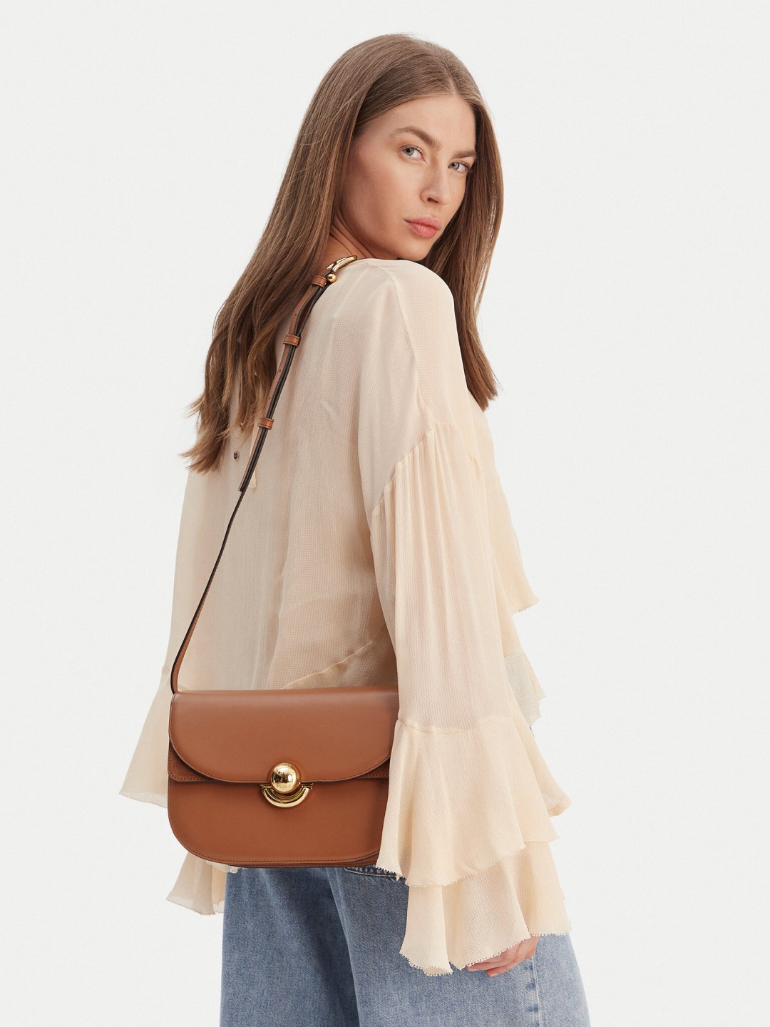 Kabelka Furla Sfera S WB01355 BX0428 BG RY000 Hnědá