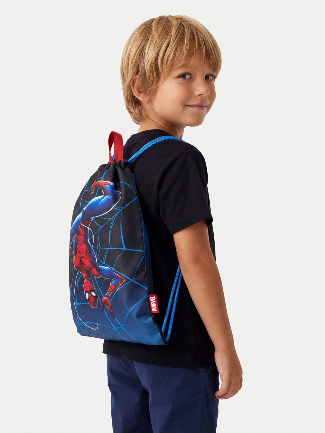 Vak na stahovací šňůrky Spiderman Ultimate CEO-ACCCS-AW26-305SPRMV Černá