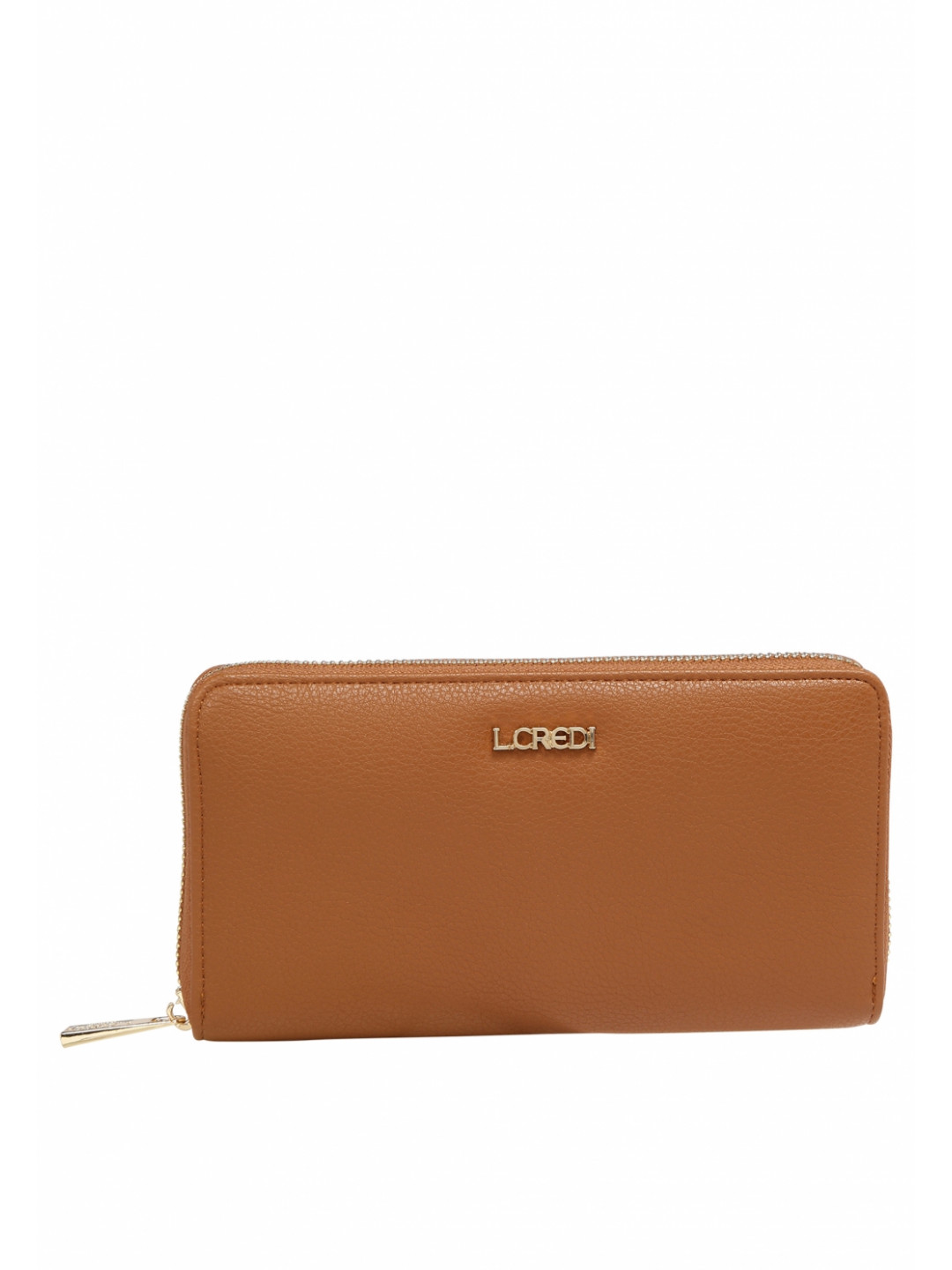 L CREDI Filippa Wallet L Cognac