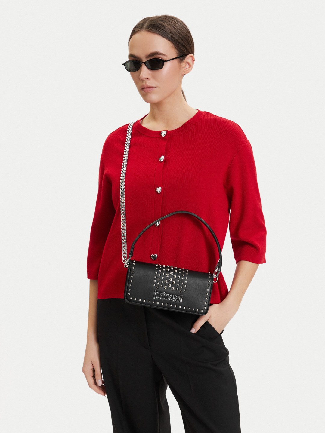 Kabelka Just Cavalli 80RA4BP3 ZSD95 Černá