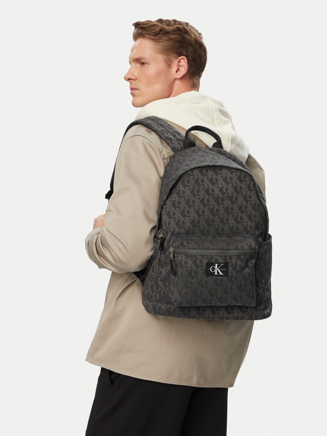 Batoh Calvin Klein Jeans Aop Backpack IU0IU00735 Černá