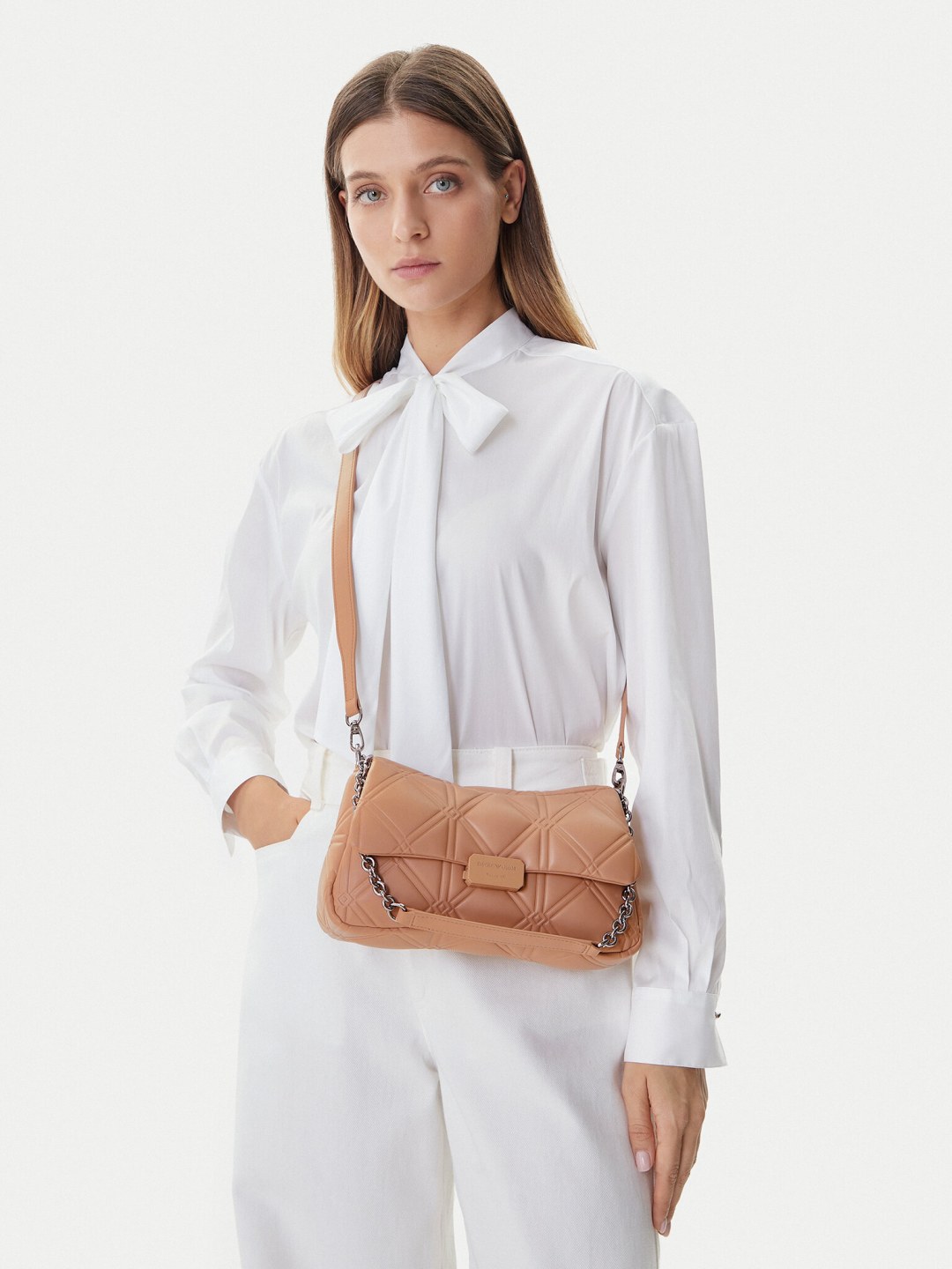 Kabelka Emporio Armani EW002644 AF18575 U6078 Hnědá