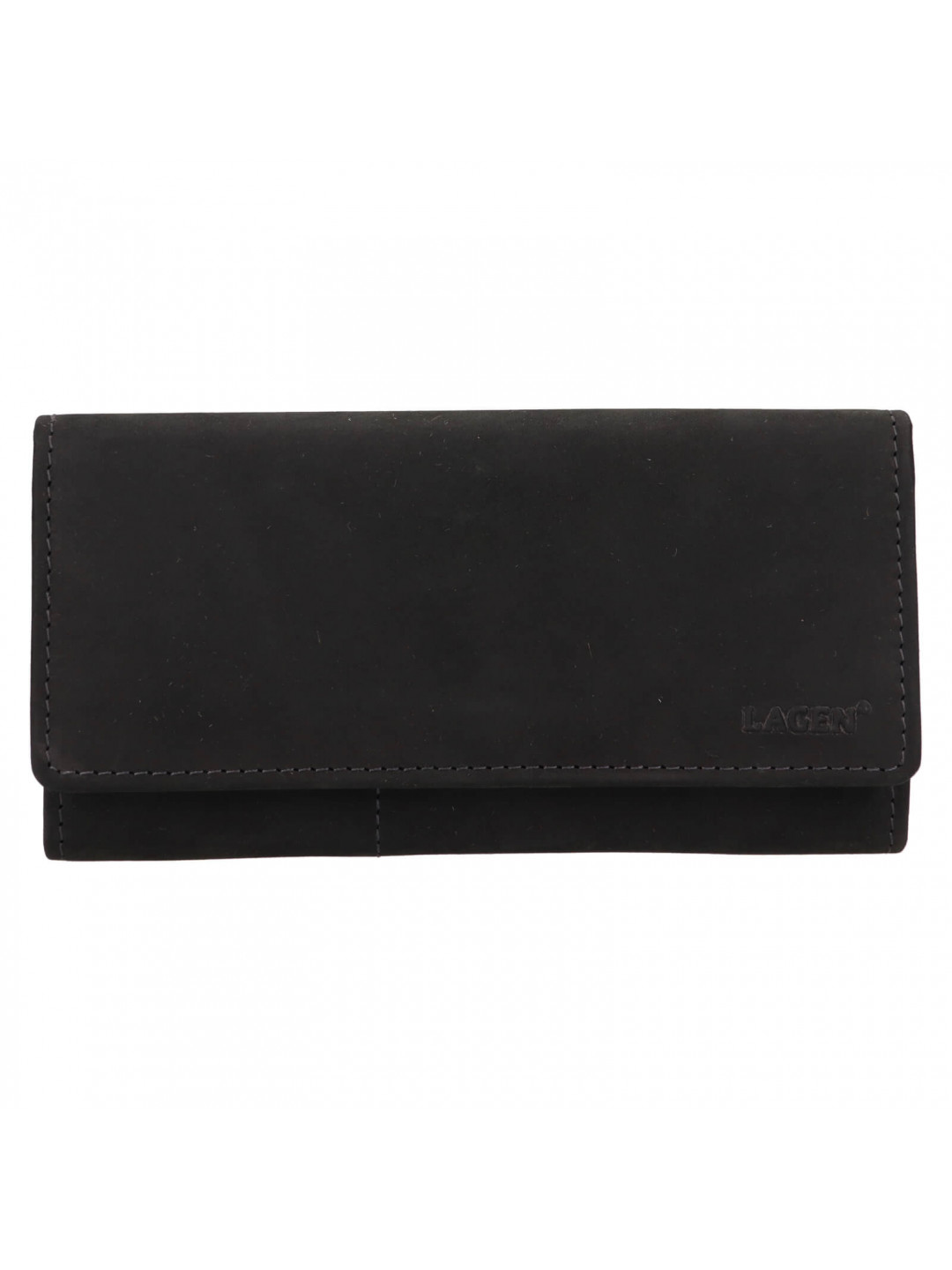 Dámská kožená peněženka Lagen Tilana – černá