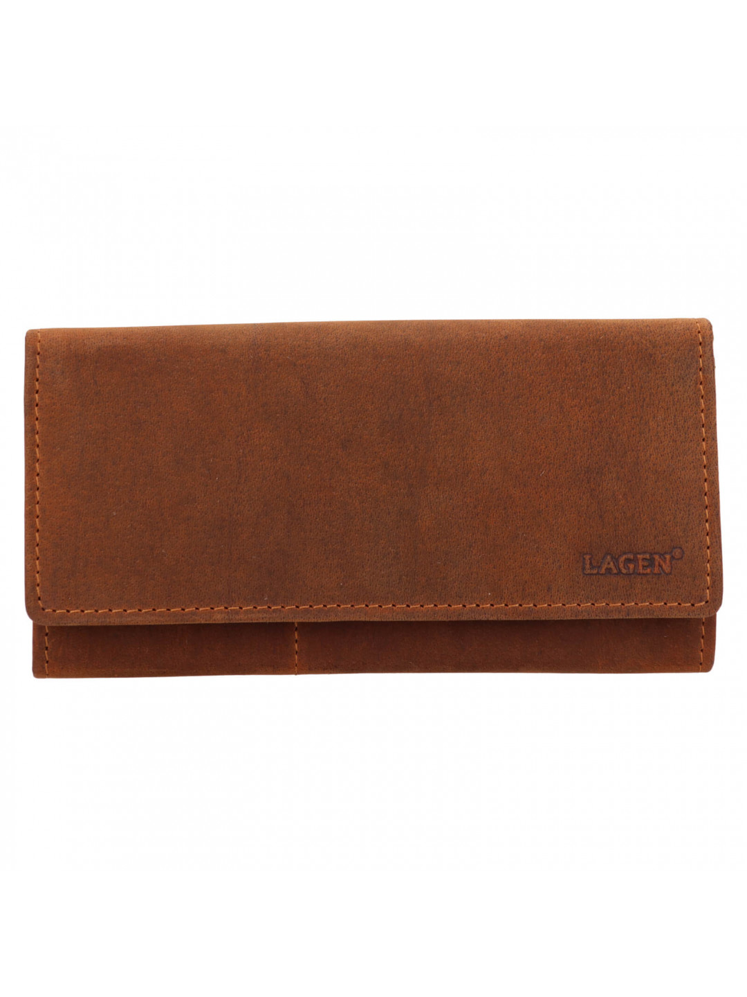 Dámská kožená peněženka Lagen Tilana – hnědá