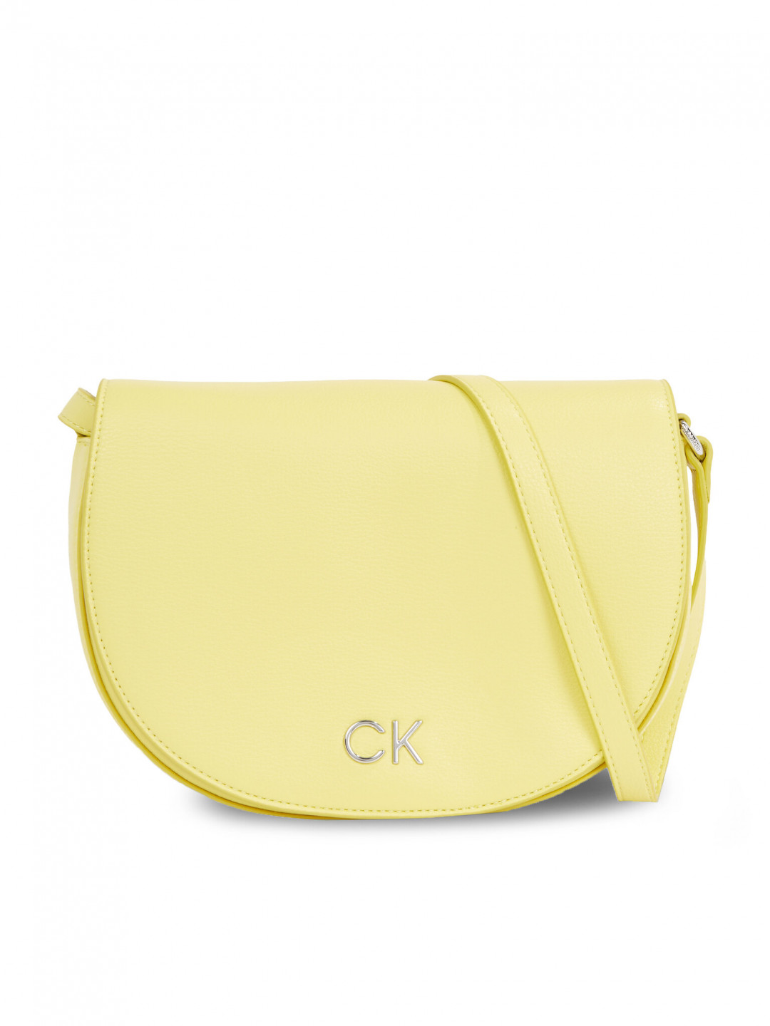Calvin Klein Kabelka Ck Daily Saddle Bag Pebble K60K611679 Žlutá