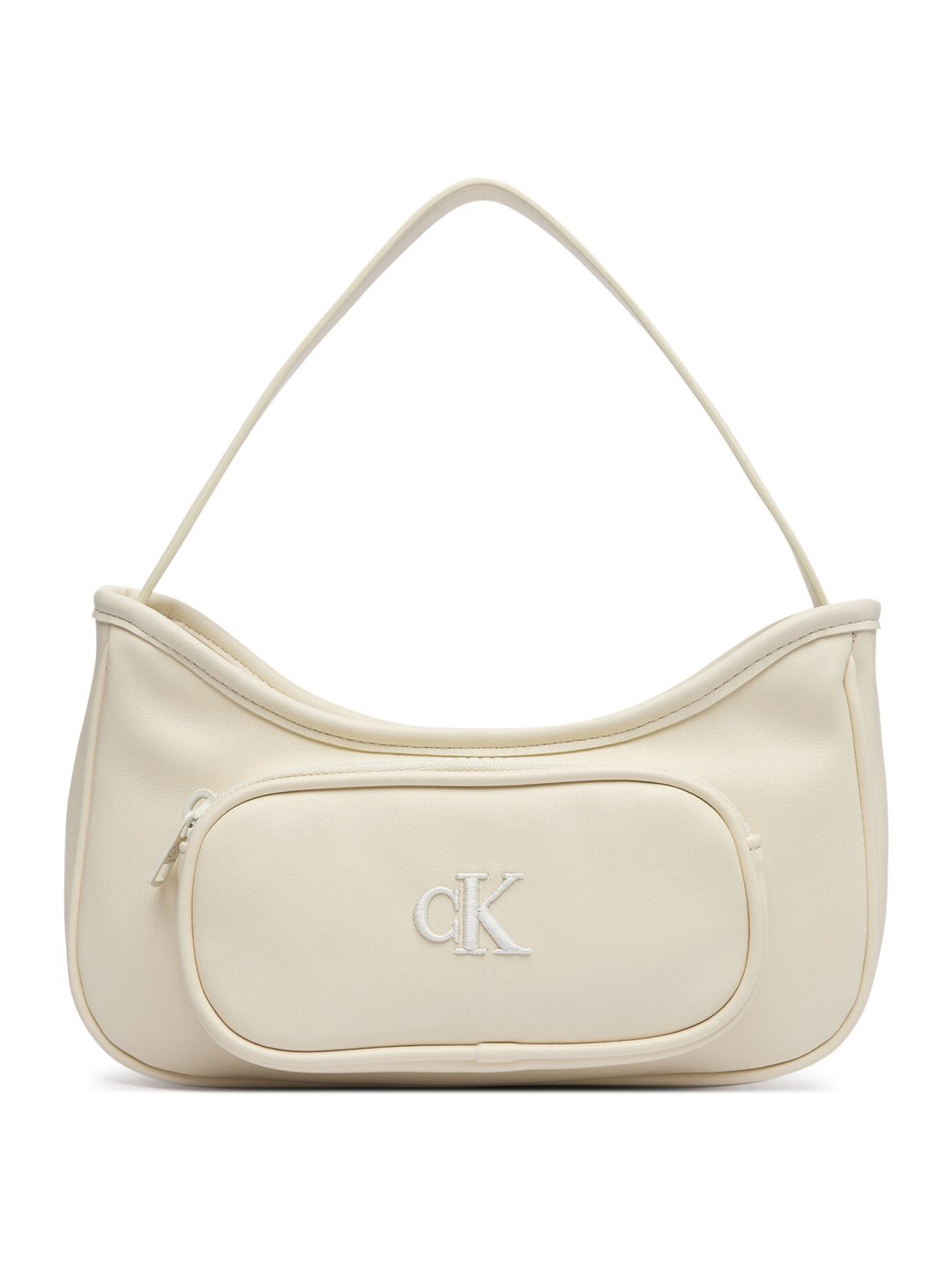 Kabelka Calvin Klein Jeans Ck Shoulder Bag IU0IU00757 Krémová