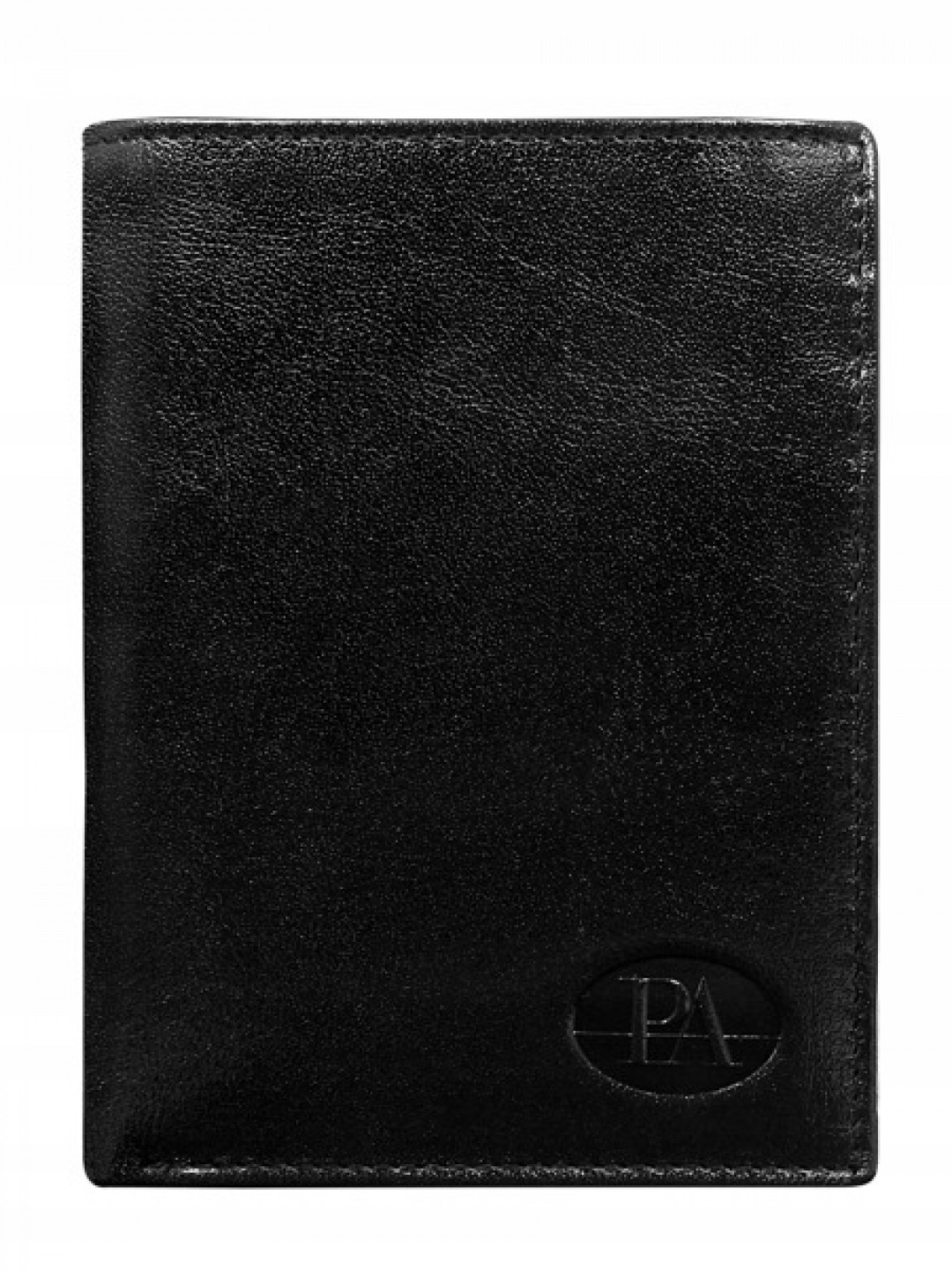 Elegantní pánská kožená peněženka Franco černá bez přezky