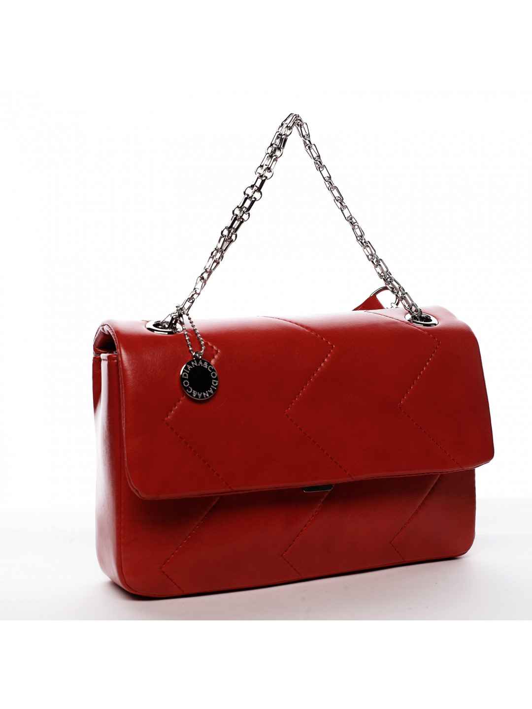 Elegantní dámská koženková kabelka Irinas červená
