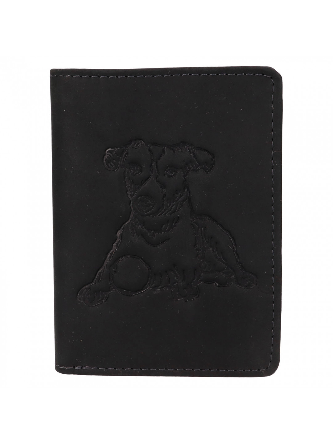 Pánská kožená peněženka Lagen Dog – černá