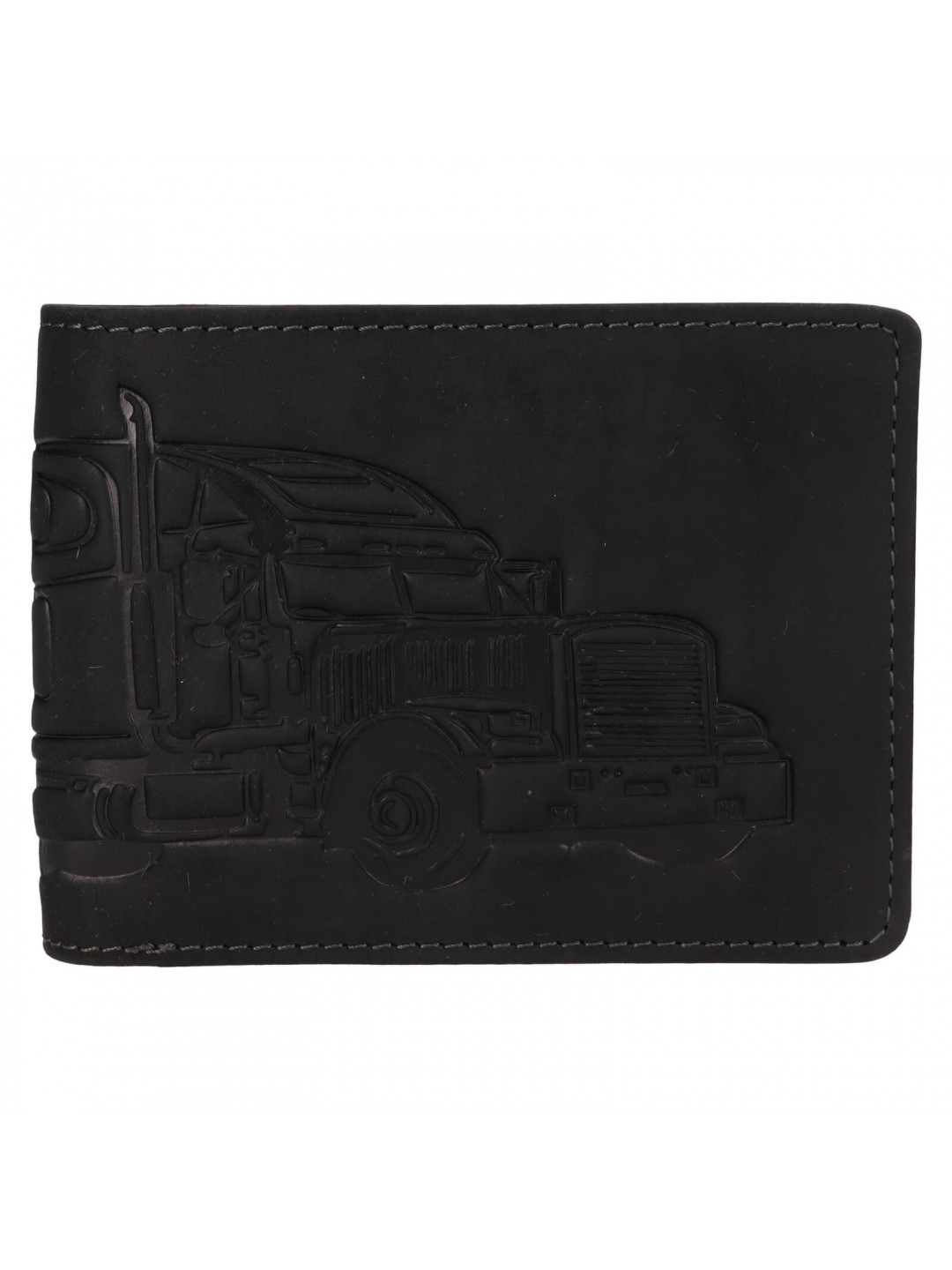 Pánská kožená peněženka Lagen Truck – černá