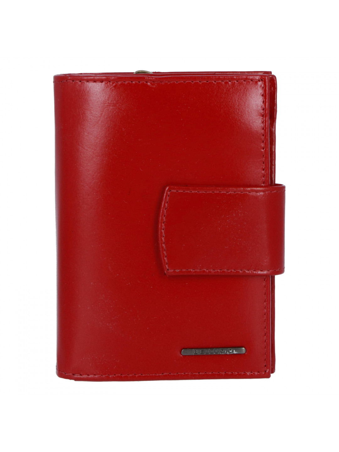 Pěkná dámská kožená peněženka Sindy červená