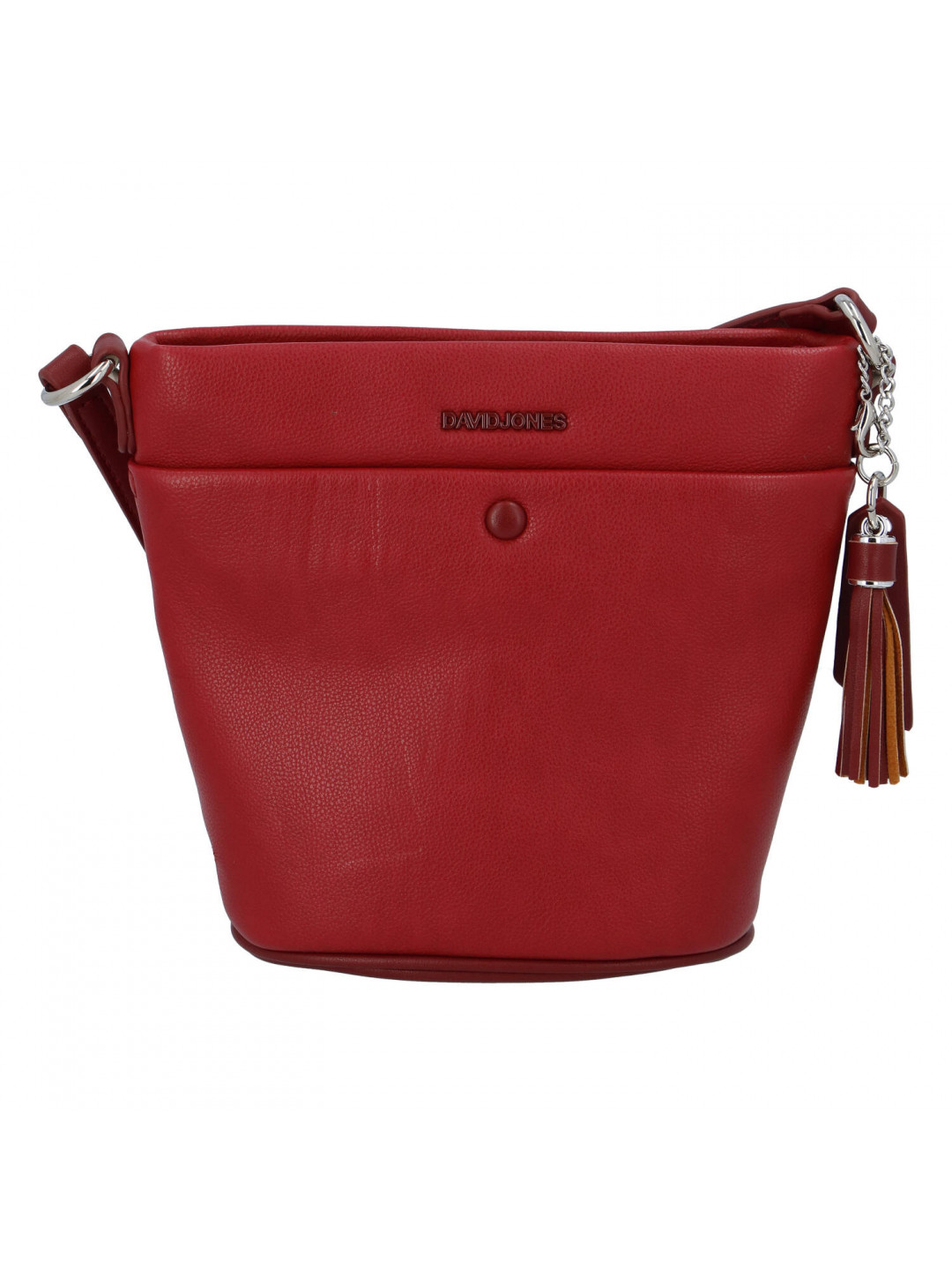 Praktická dámská koženková kabelka Saša červená