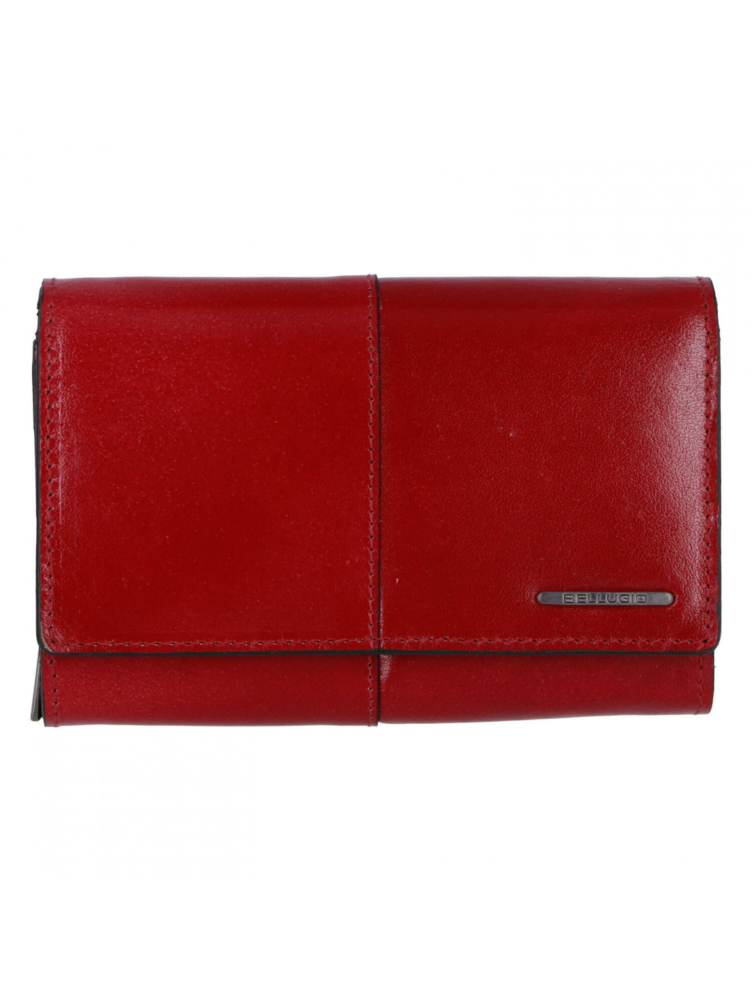 Stylová dámská kožená peněženka Siska červená