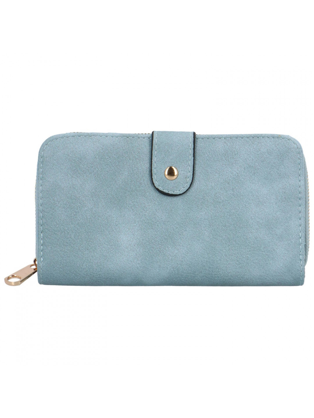 Trendy dámská koženková peněženka Bellina světle modrá