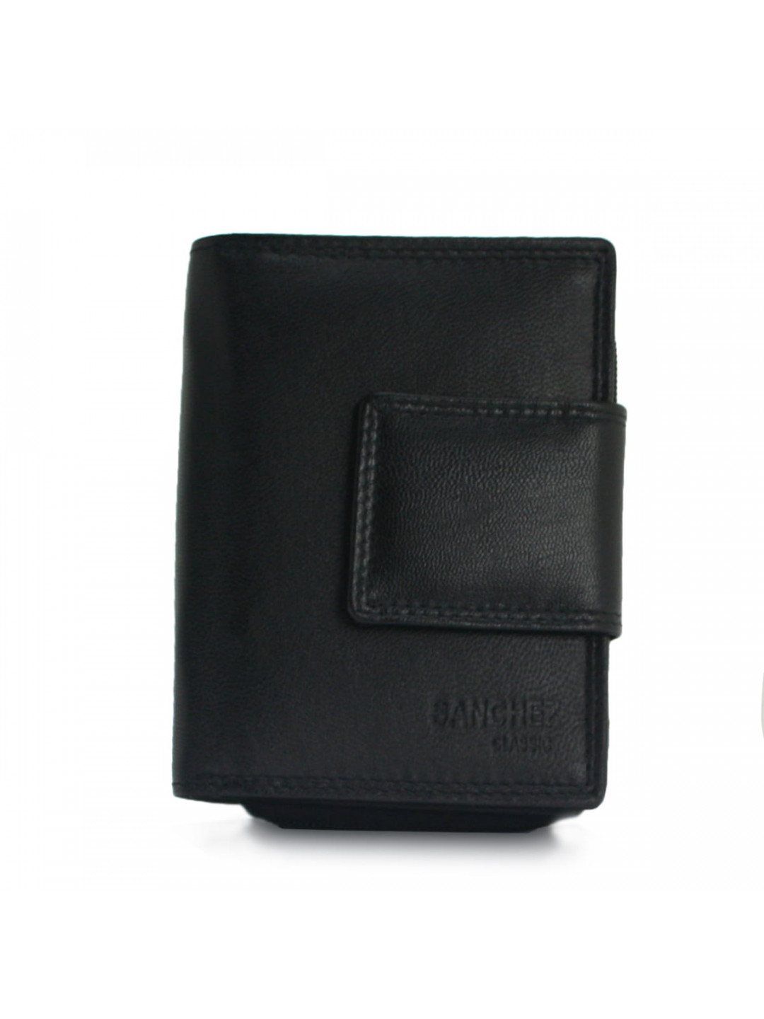 Menší dámská kožená peněženka Doki černá