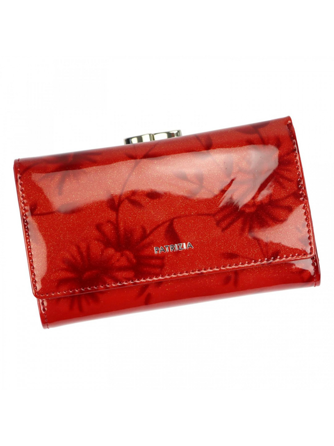 Luxusní dámská kožená peněženka Roslin červená