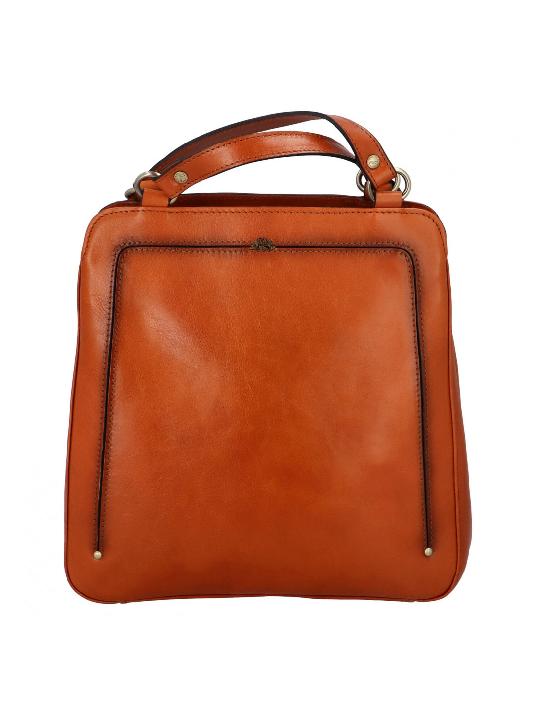 Luxusní dámský kožený kabelko batoh Katana Nice hnědý