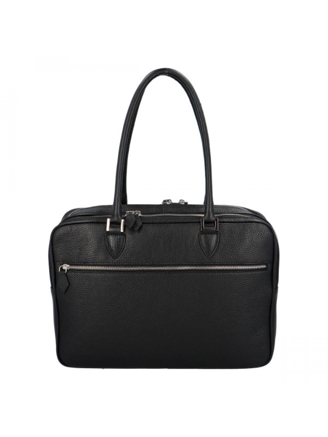Luxusní kožená business taška Taylor černá
