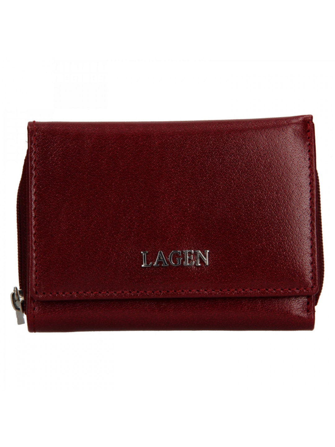Dámská peněženka Lagen Lidija kožená vínová