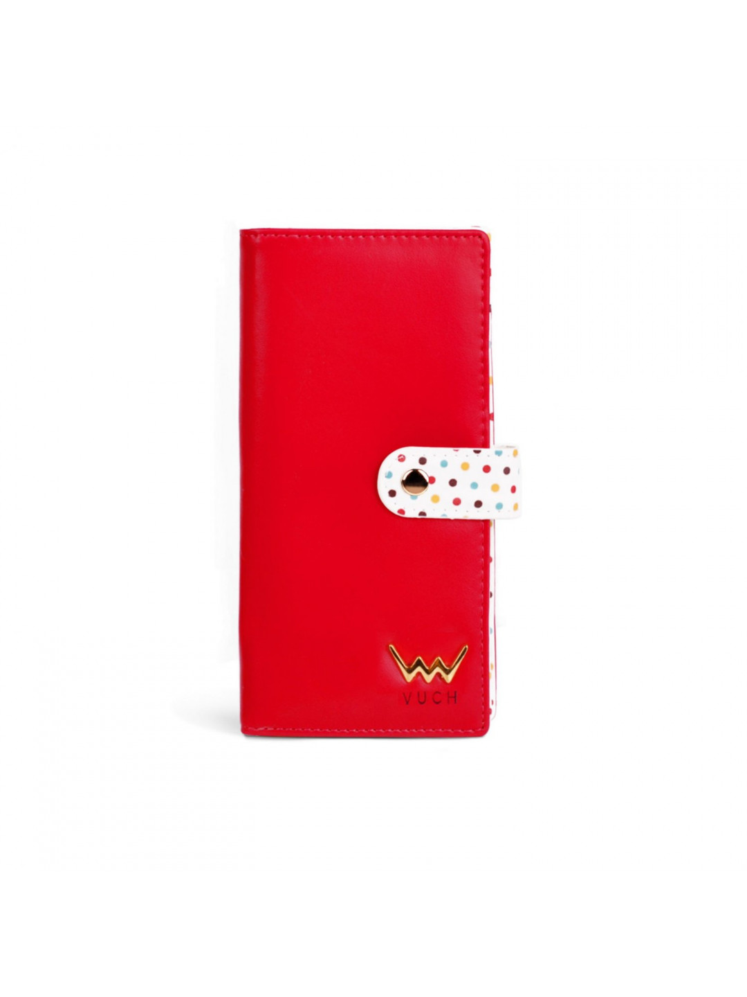 Dámská koženková peněženka VUCH Rougelin červená