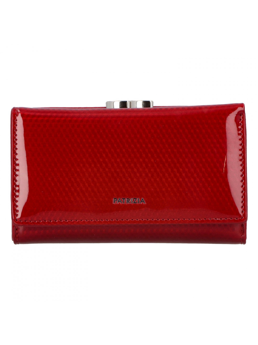 Příjemná dámská kožená peněženka v luxusním provedení Belasi červená lakovaná