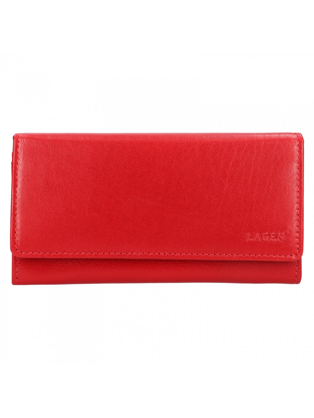 Dámská kožená peněženka Lagen Rastes – červená