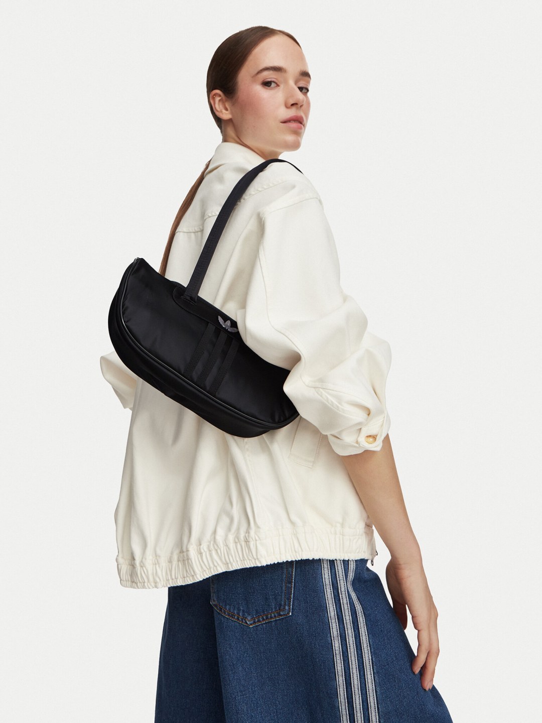 Kabelka adidas Bowling Bag Satin KQ6807 Černá