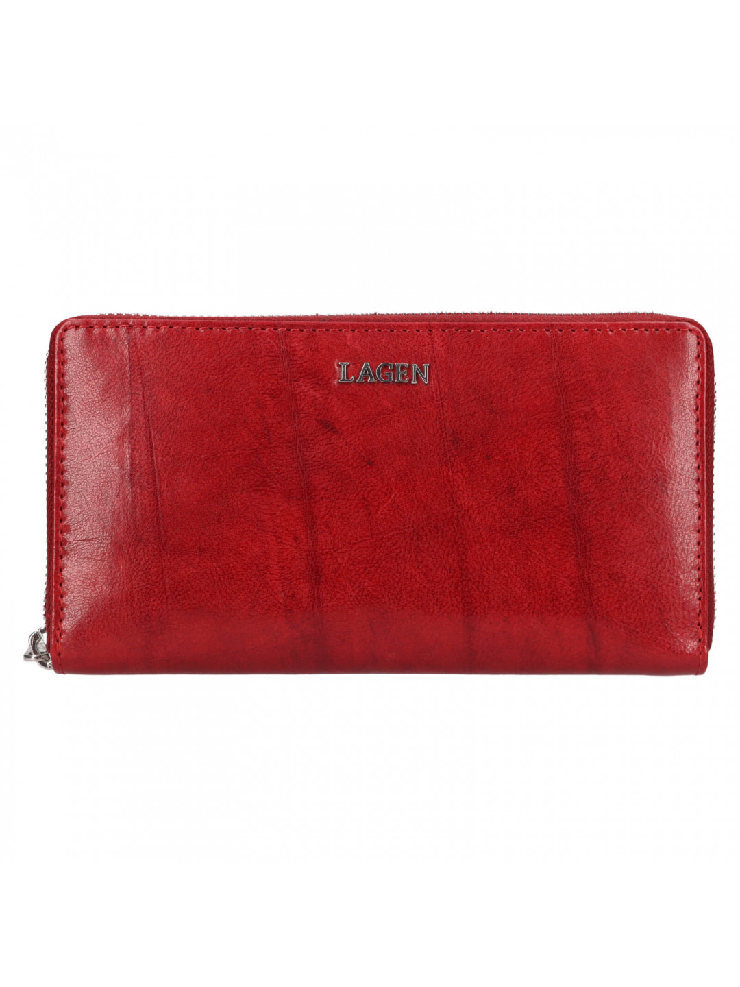 Dámská kožená peněženka Lagen Ajlic – tmavě červená