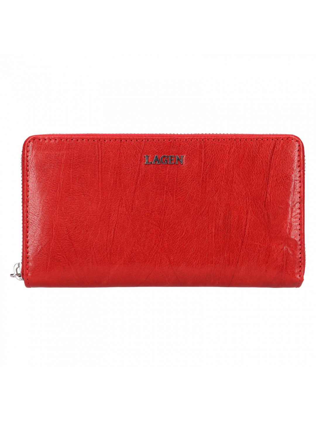 Dámská kožená peněženka Lagen Ajlic – červená