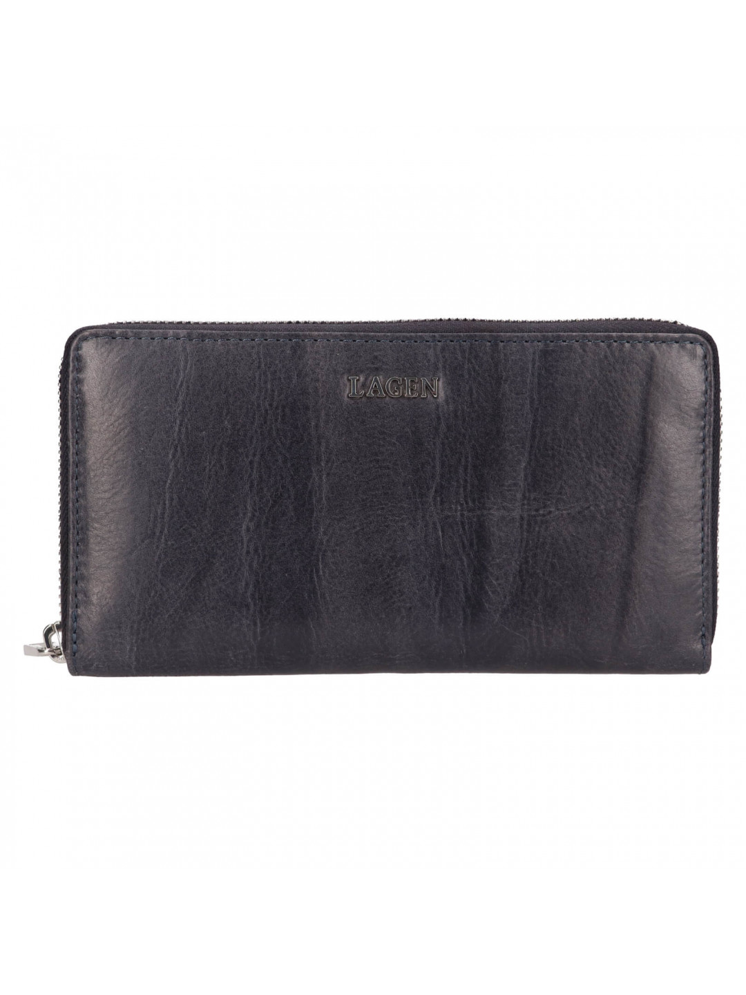 Dámská kožená peněženka Lagen Ajlic – šedá