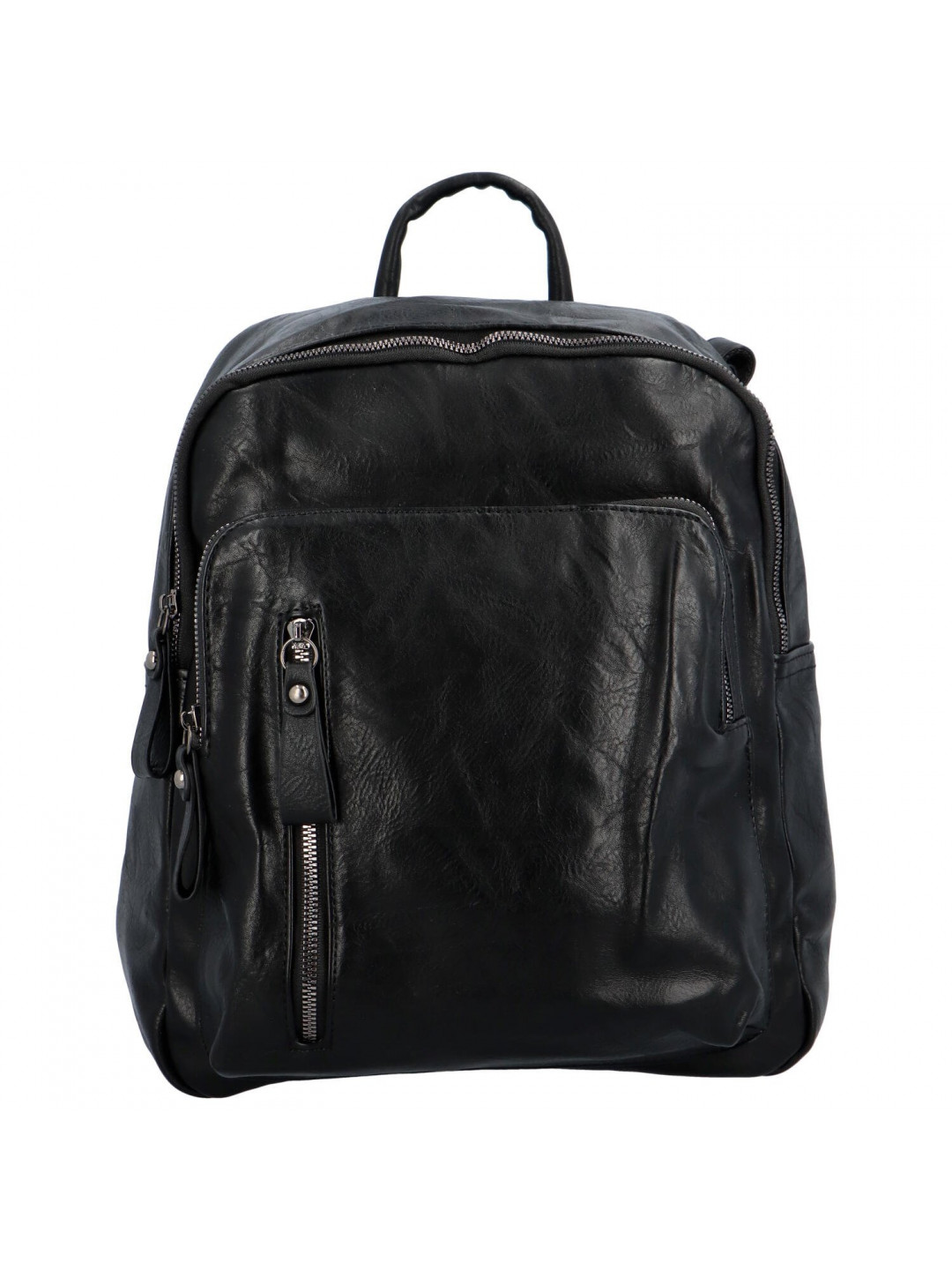 Stylový dámský koženkový batoh Octavio černá