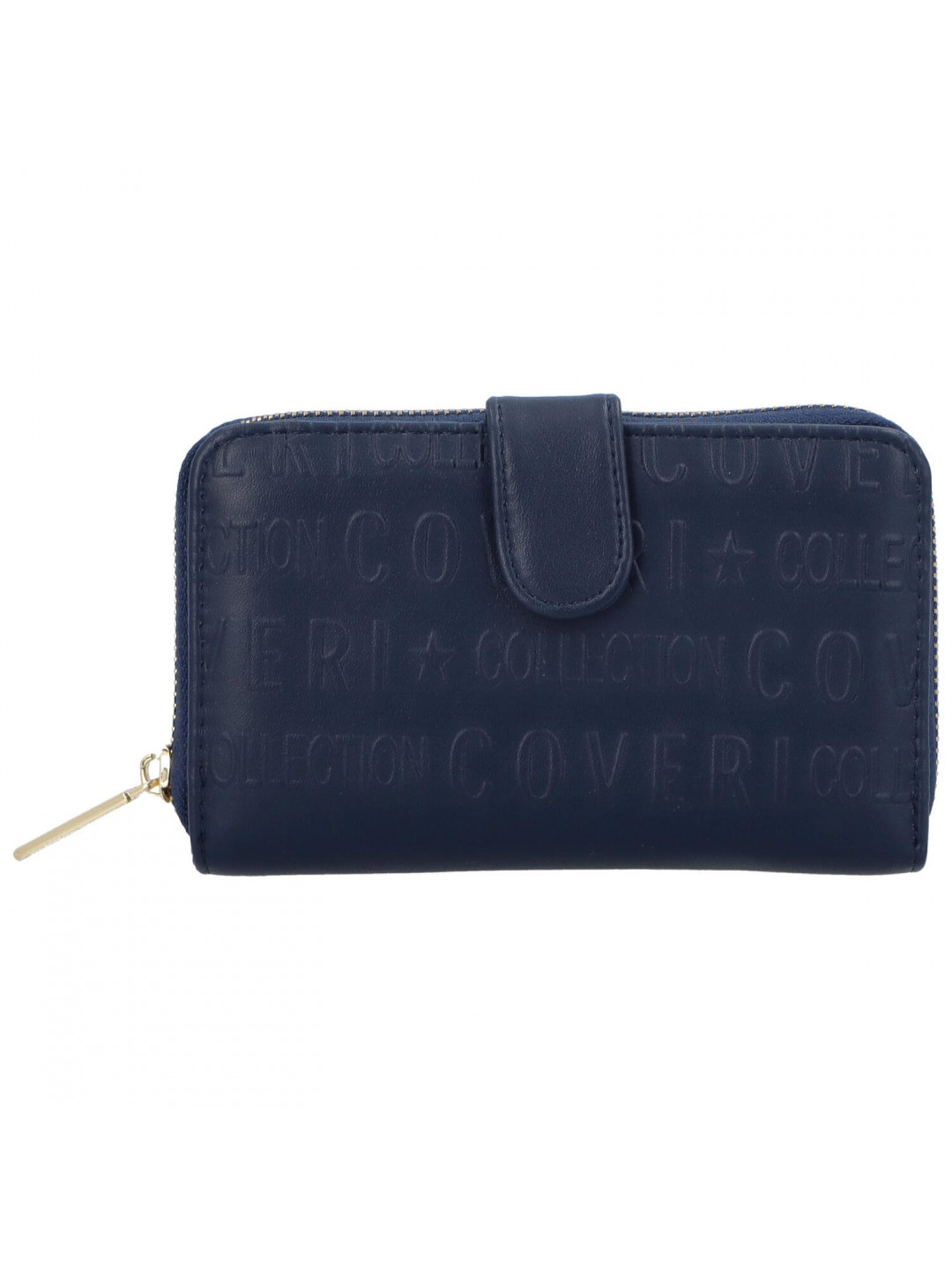 Trendová dámská koženková peněženka Dona modrá